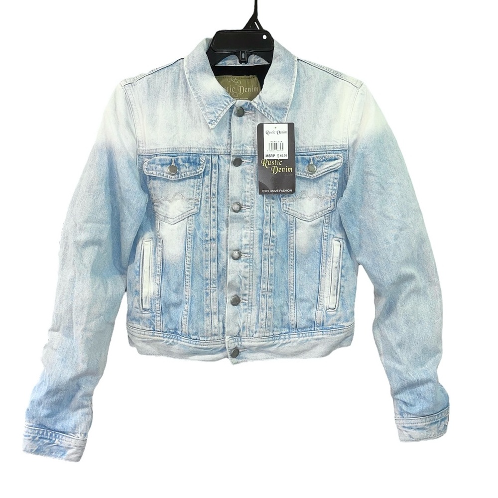 NWT Rustic Denim Jean Jacket